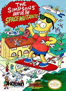 Обложка The Simpsons: Bart vs. the Space Mutants