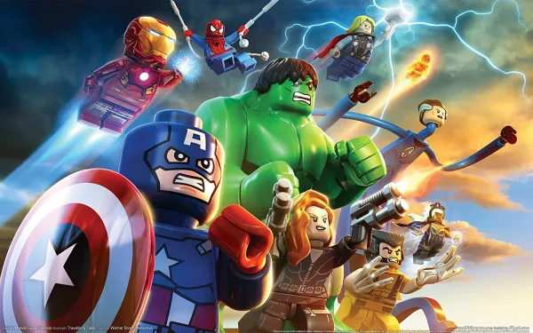 Обложка LEGO Marvel Super Heroes