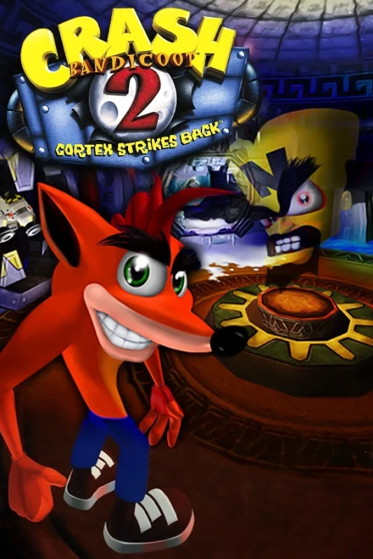 Обложка Crash Bandicoot 2: Cortex Strikes Back