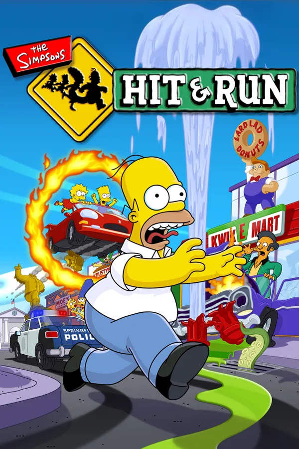 Обложка The Simpsons Hit & Run